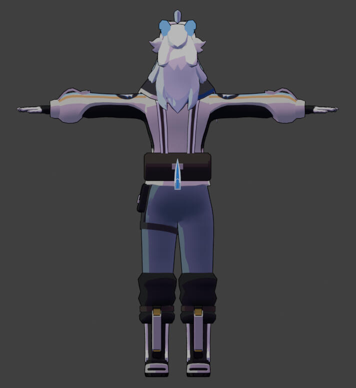 Shaded Back Orthographic
