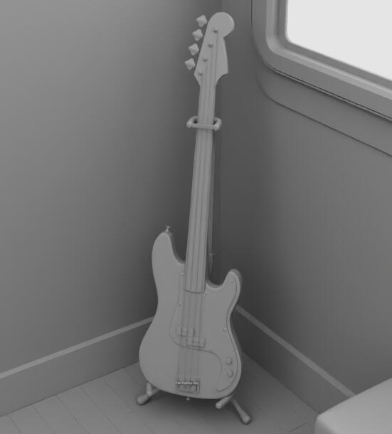Electric Bass Guitar