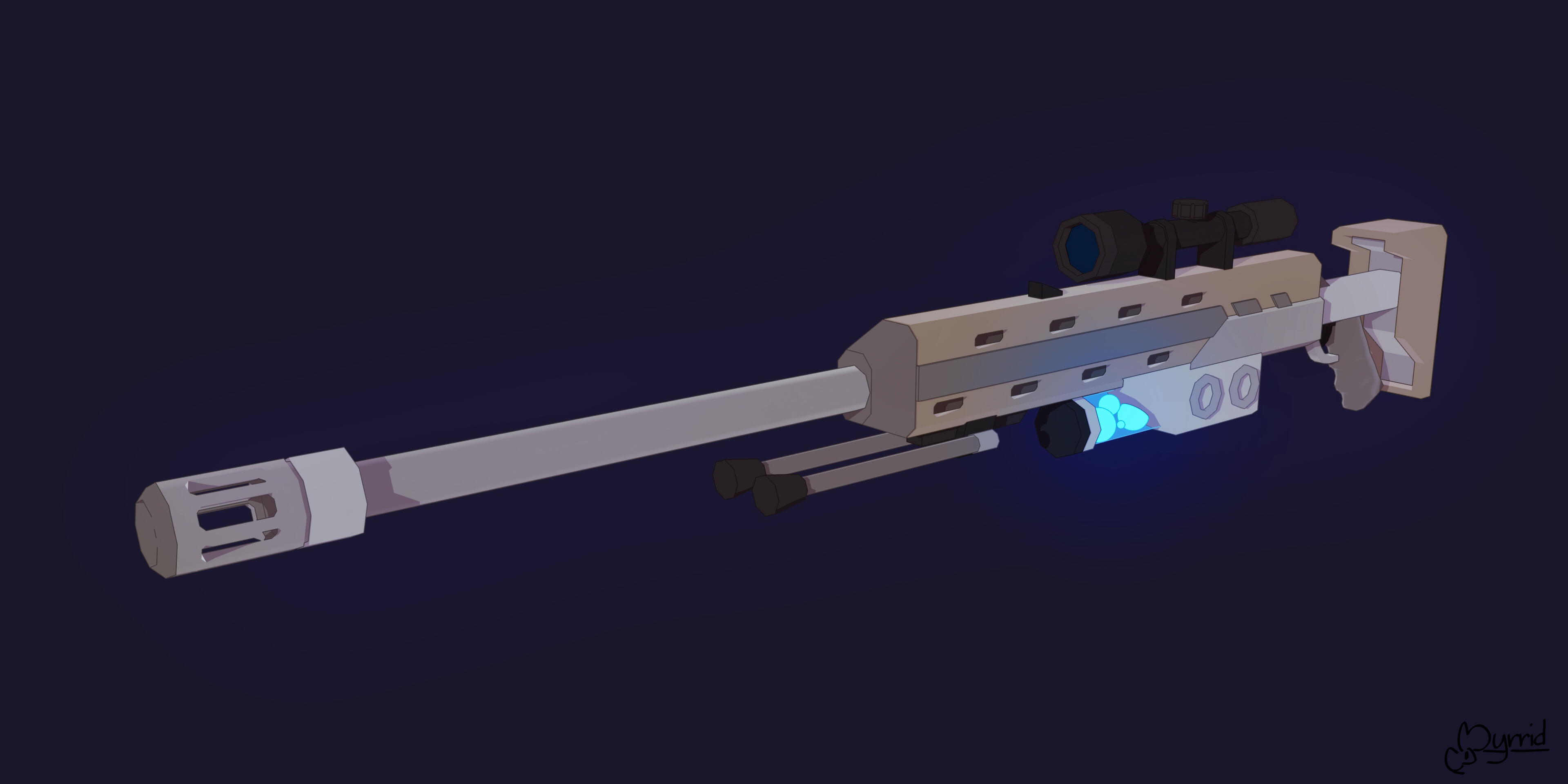Delwyn's Gun Render Delwyn's Gun Render